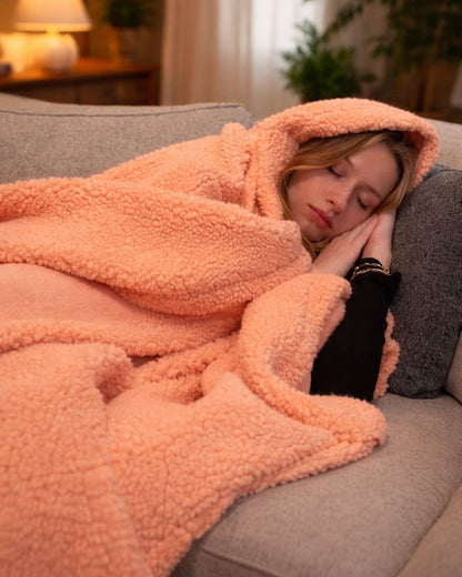 COOZA Battaniye Hoodie - Huzura Sarıl !