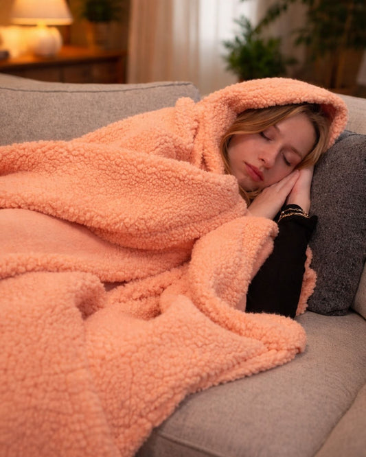 COOZA Battaniye Hoodie - Huzura Sarıl !